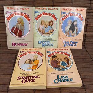 Sweet Valley High Francine Pascal Lot Of Five 21 29 32 33 36 Vintage 1980s PB